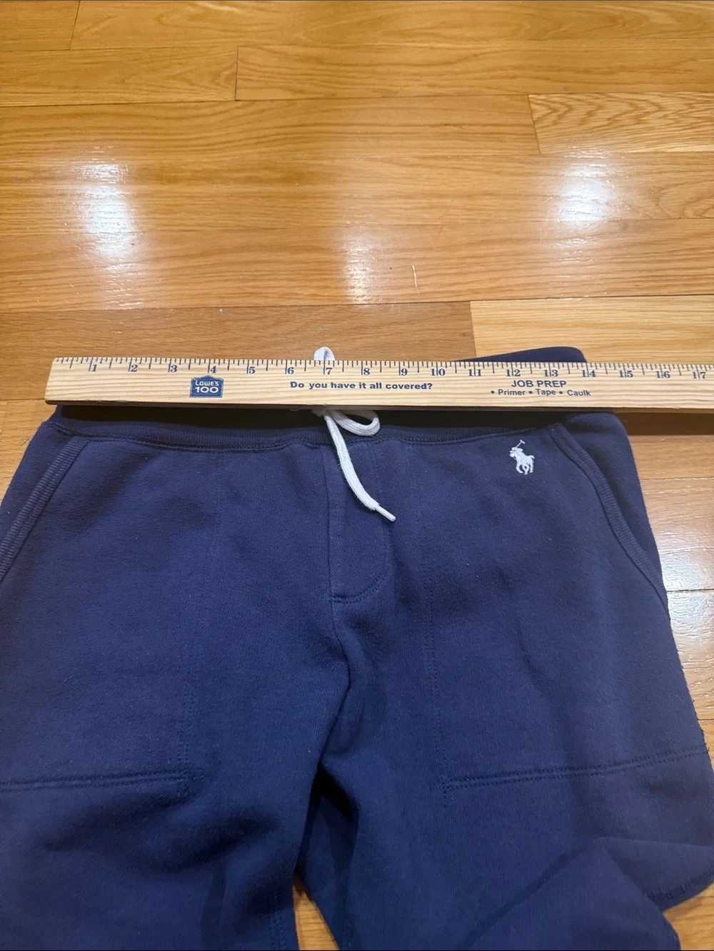 Polo Ralph Lauren blue sweatpants size small .